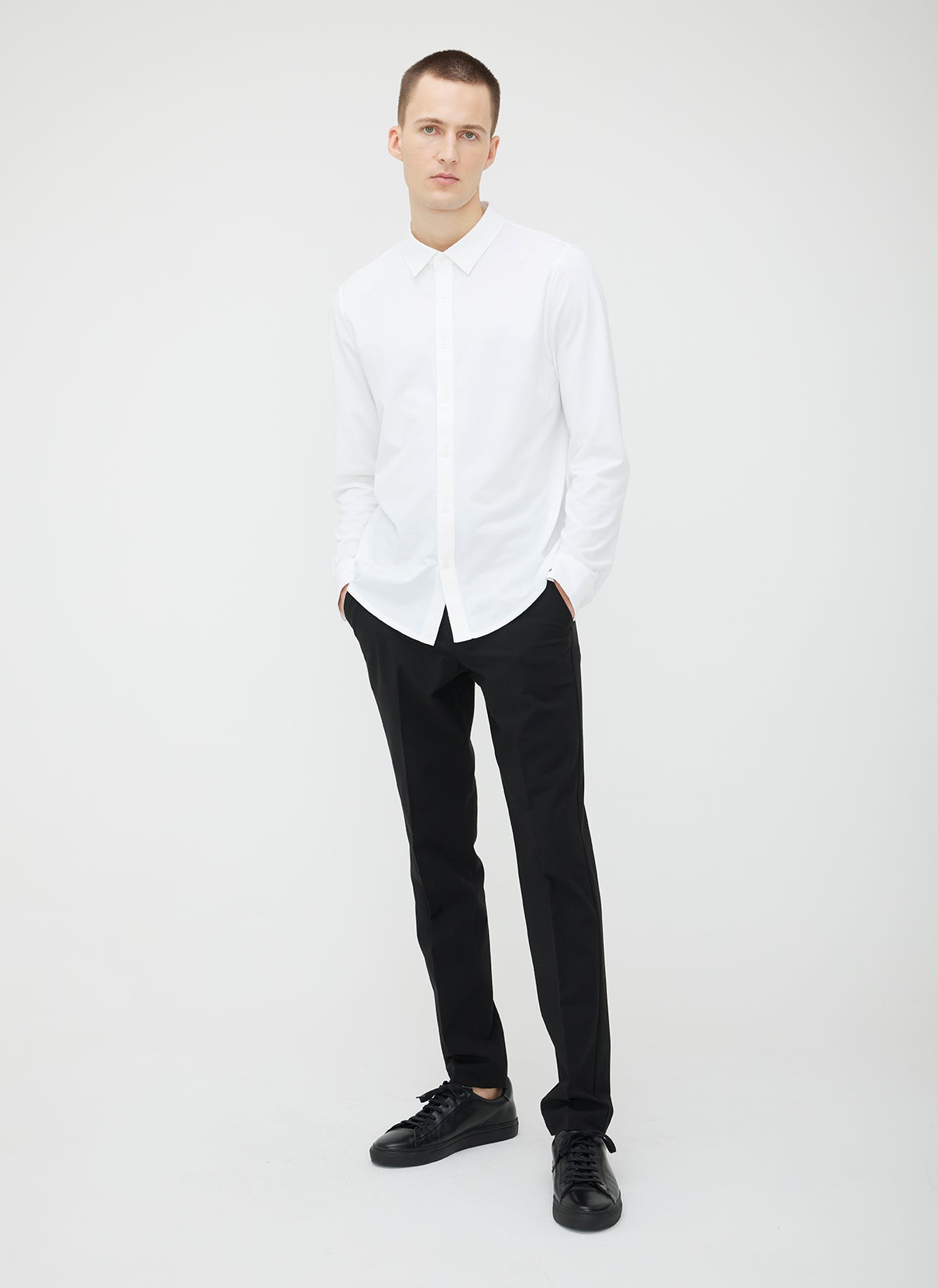 City Tech Shirt Slim Fit ?? || Bright White