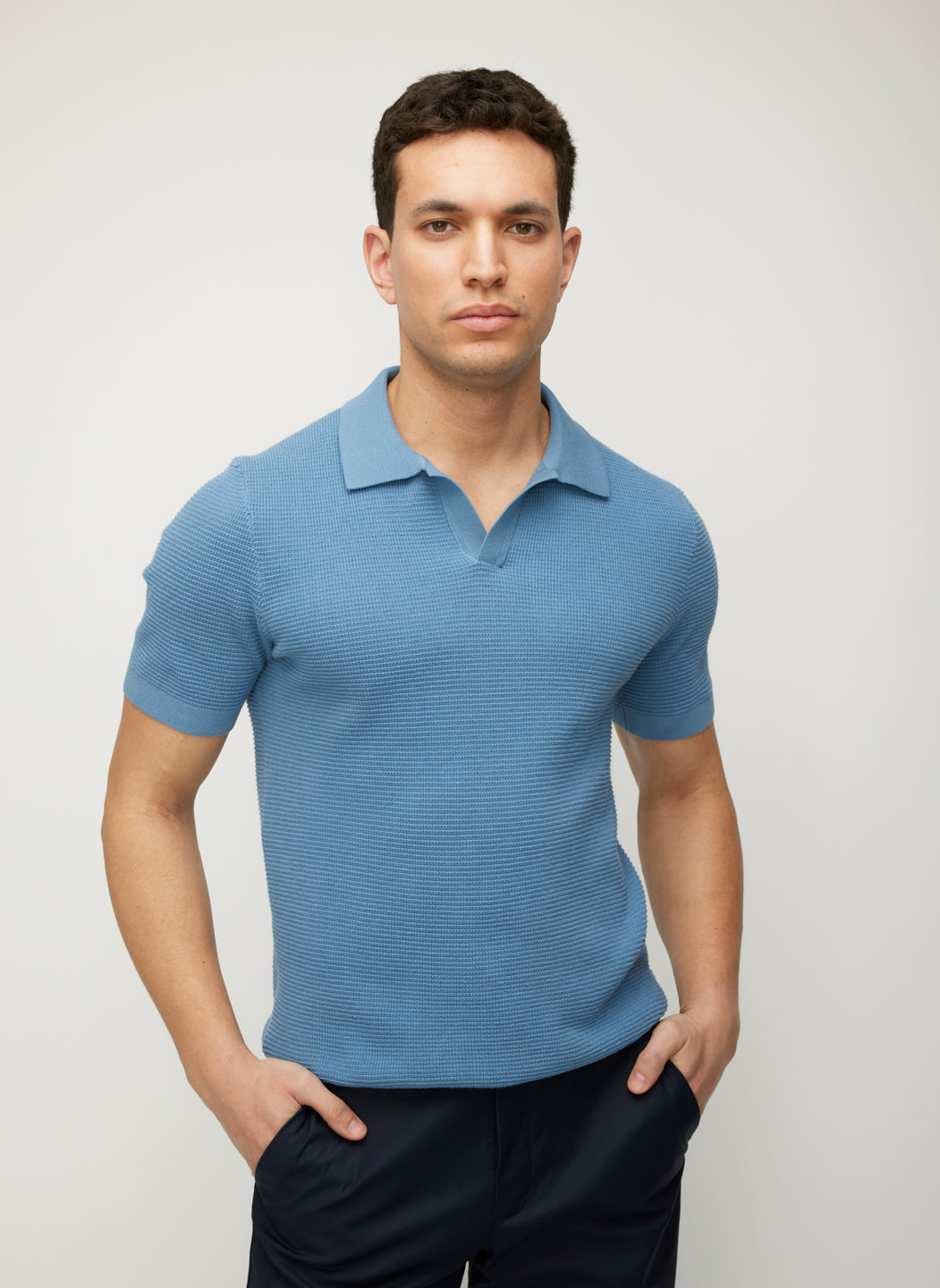 Urban Relaxed Polo Sweater