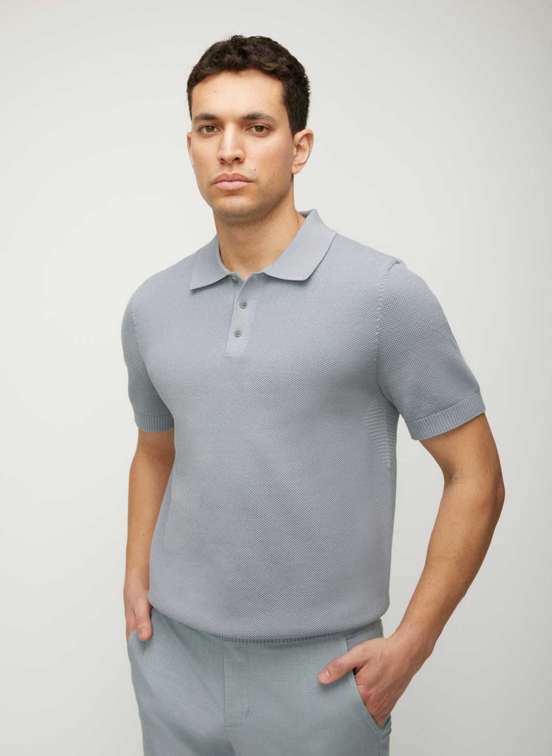 Bennet Pique Knit Polo Sweater | Men's Sweaters – Kit and Ace