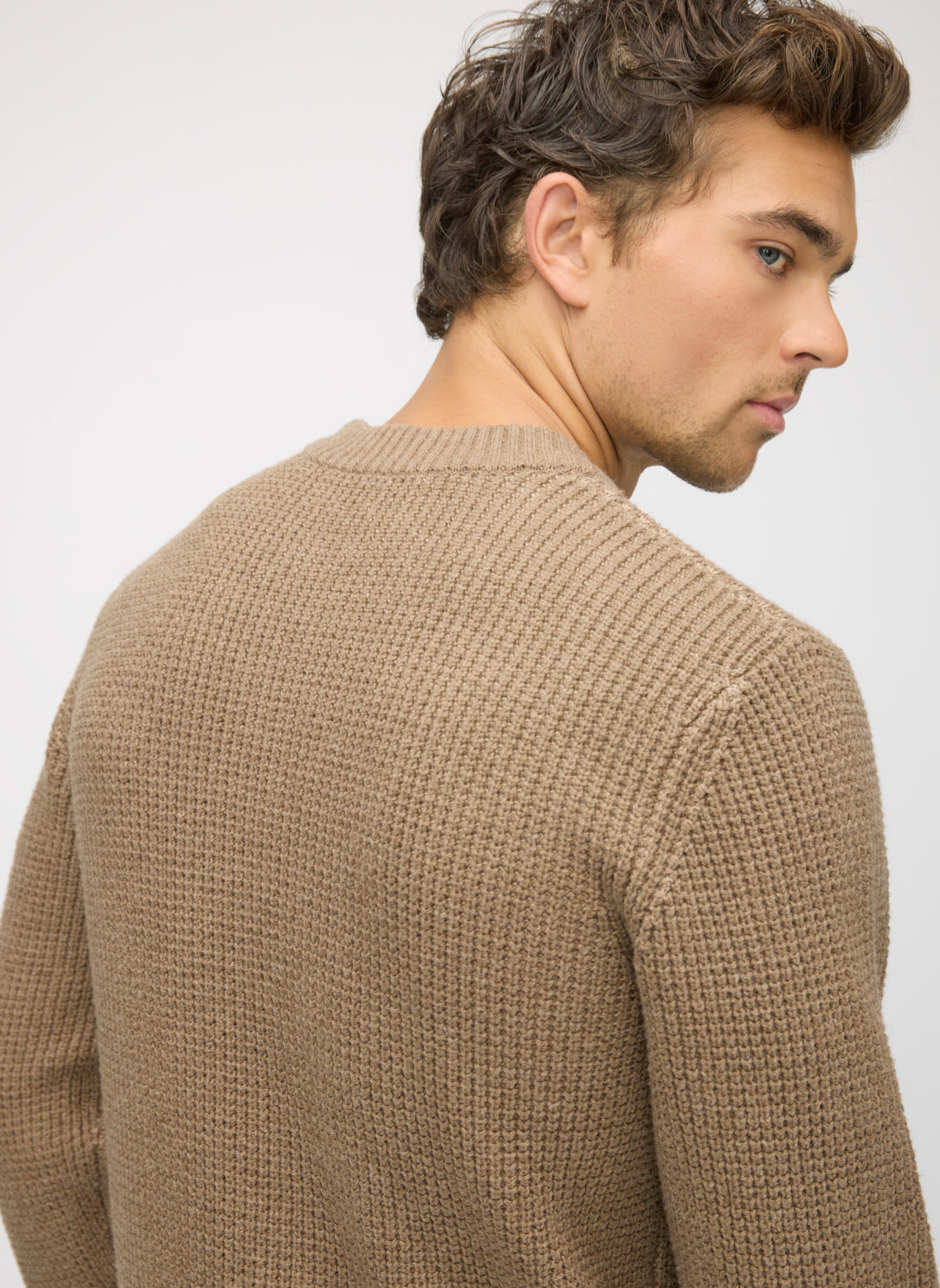 Tuck Stitch Crew Sweater | Men's Sweaters – Kit and Ace