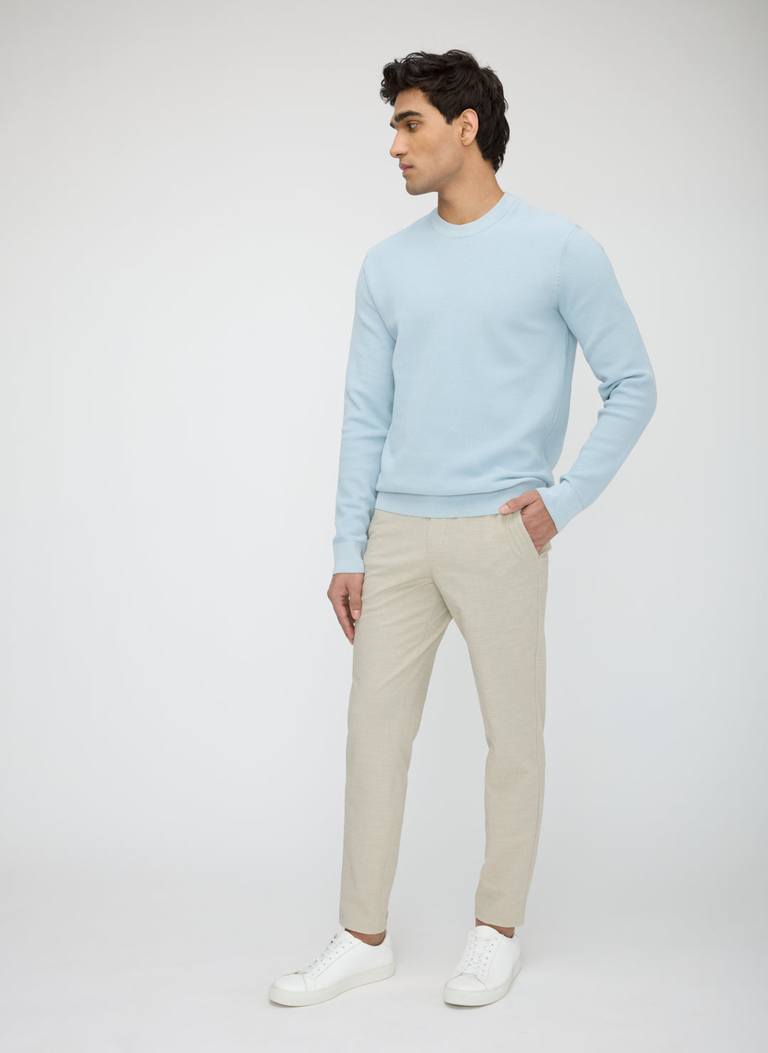 Dalton Long Sleeve Crew Sweater | Kit and Ace