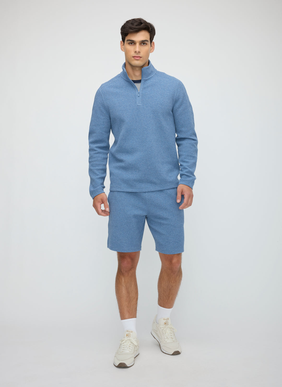Textured 1/4 Zip Sweatshirt | Kit and Ace