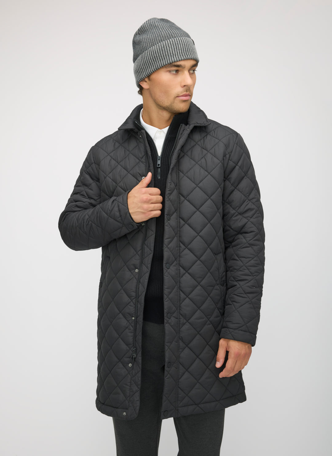 Bergen Recycled Quilted Coat | Men's Jackets – Kit and Ace