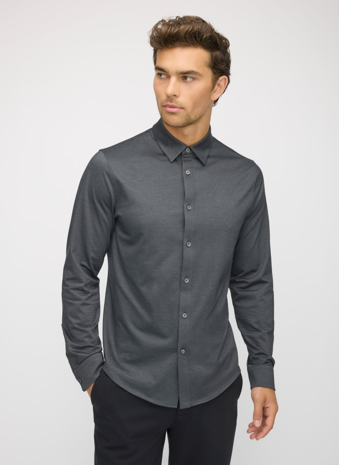 City Tech Long Sleeve Slim Fit Shirt Men's Shirts – Kit and Ace