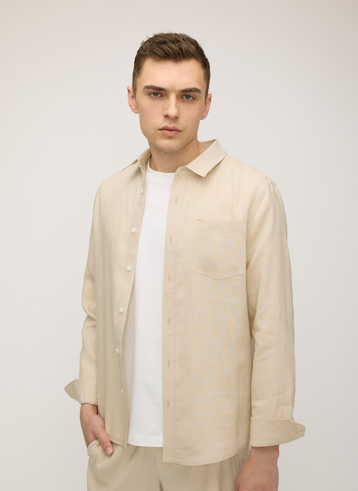 Morrison Long Sleeve Linen Shirt | Men's Shirts – Kit and Ace