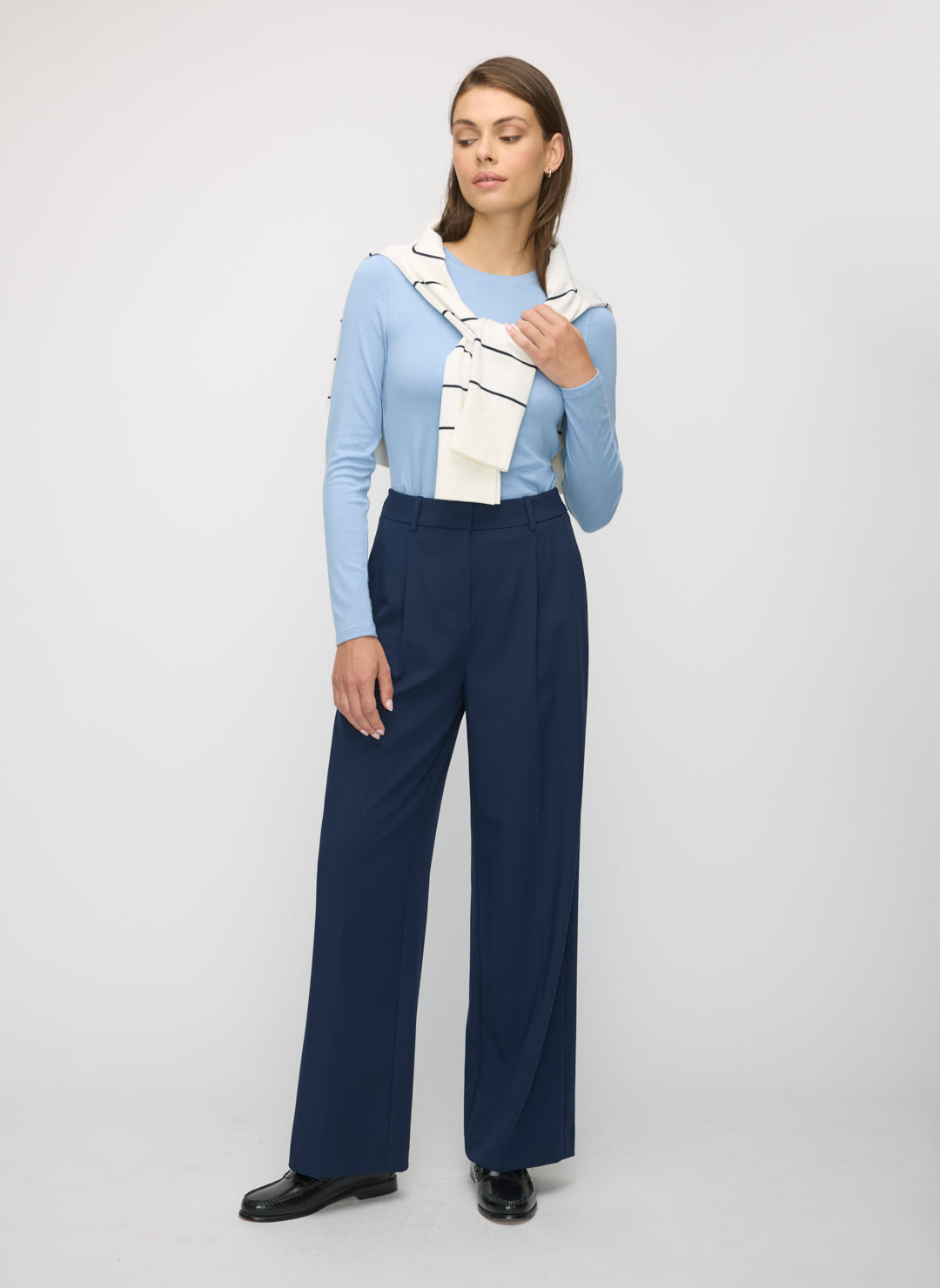 On Time Pleated Trousers | Women's Pants – Kit and Ace
