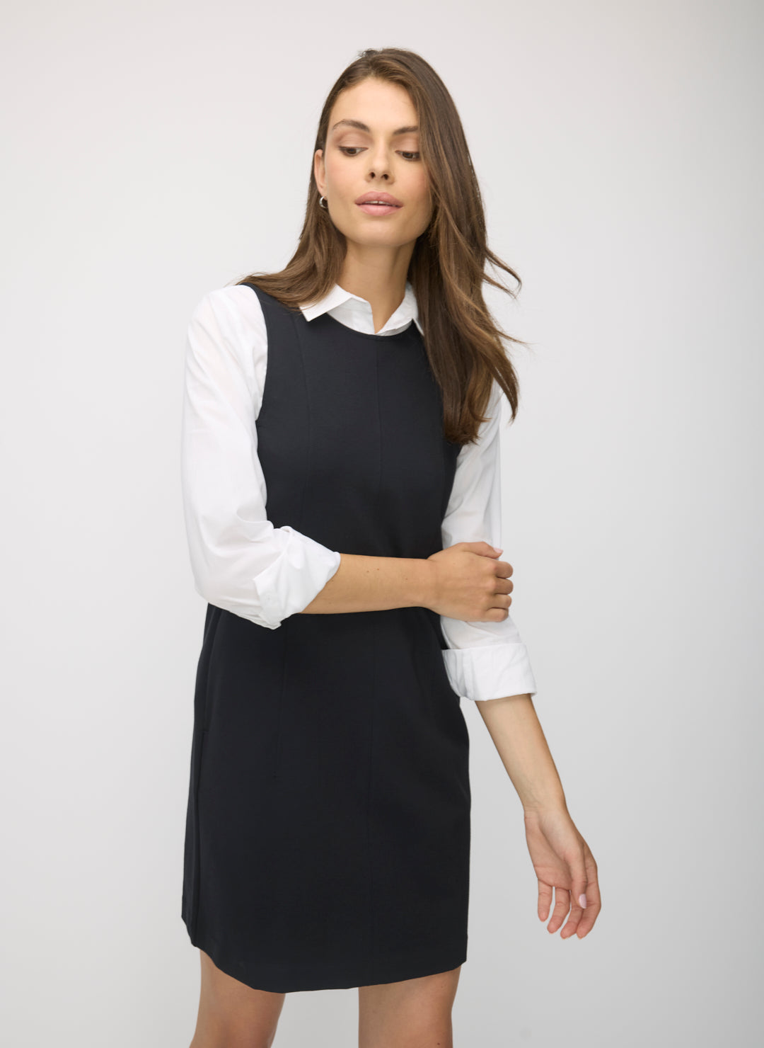 Kit and Ace Women's Serenity Shift Dress Black - Size S Kit and Ace Women's Serenity Shift Dress Black - Size S