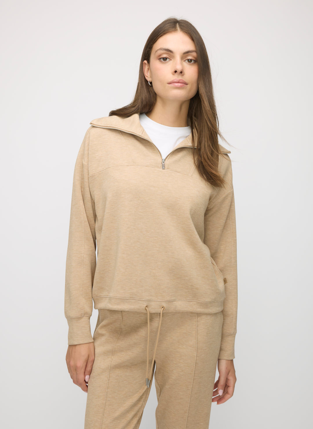 茶 PPP Restore Quarter Zip Popover | Women's Sweatshirts & Hoodies