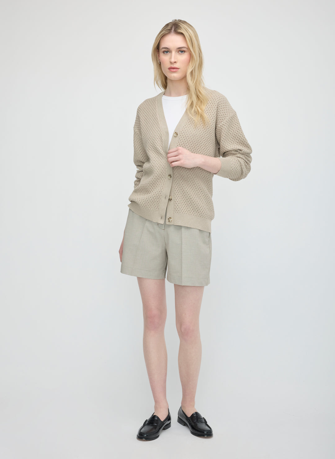 SilkStitch Easy Care Effortless Cardigan | Kit and Ace