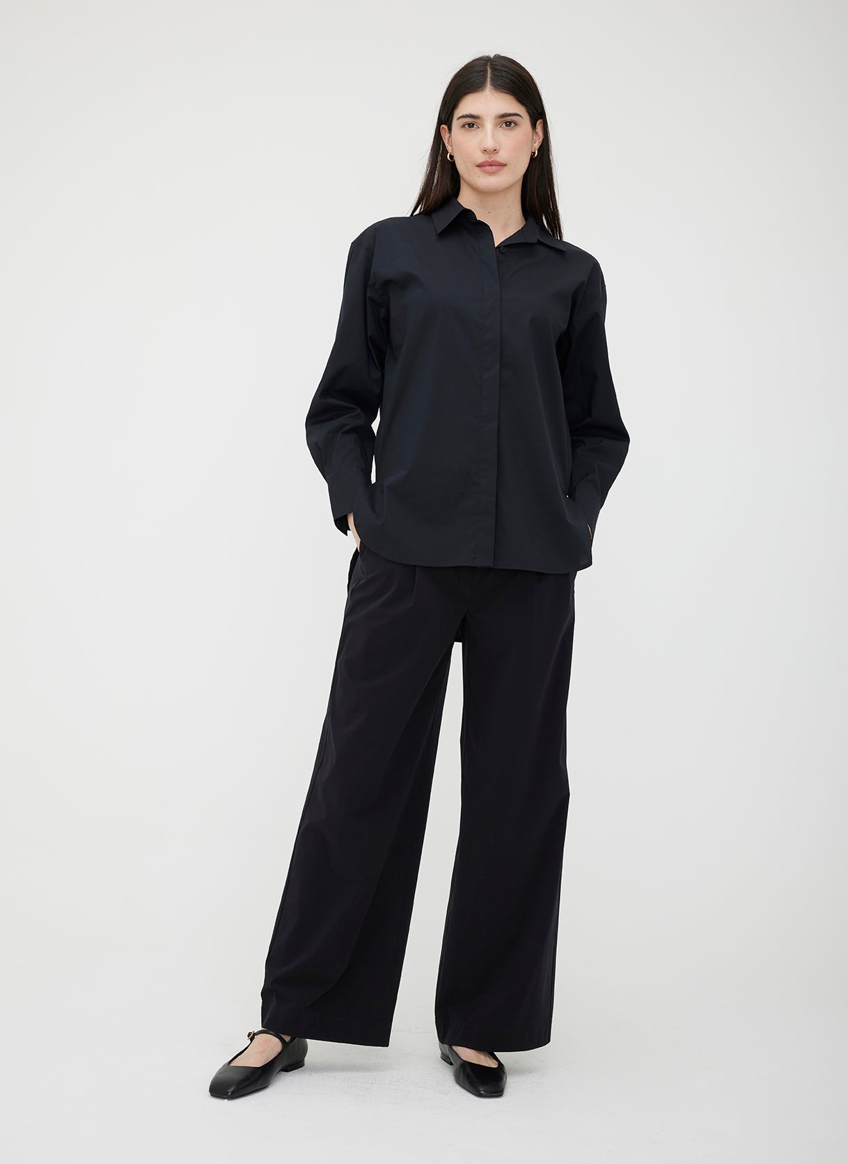 Marbella Boyfriend Shirt ?? || Black