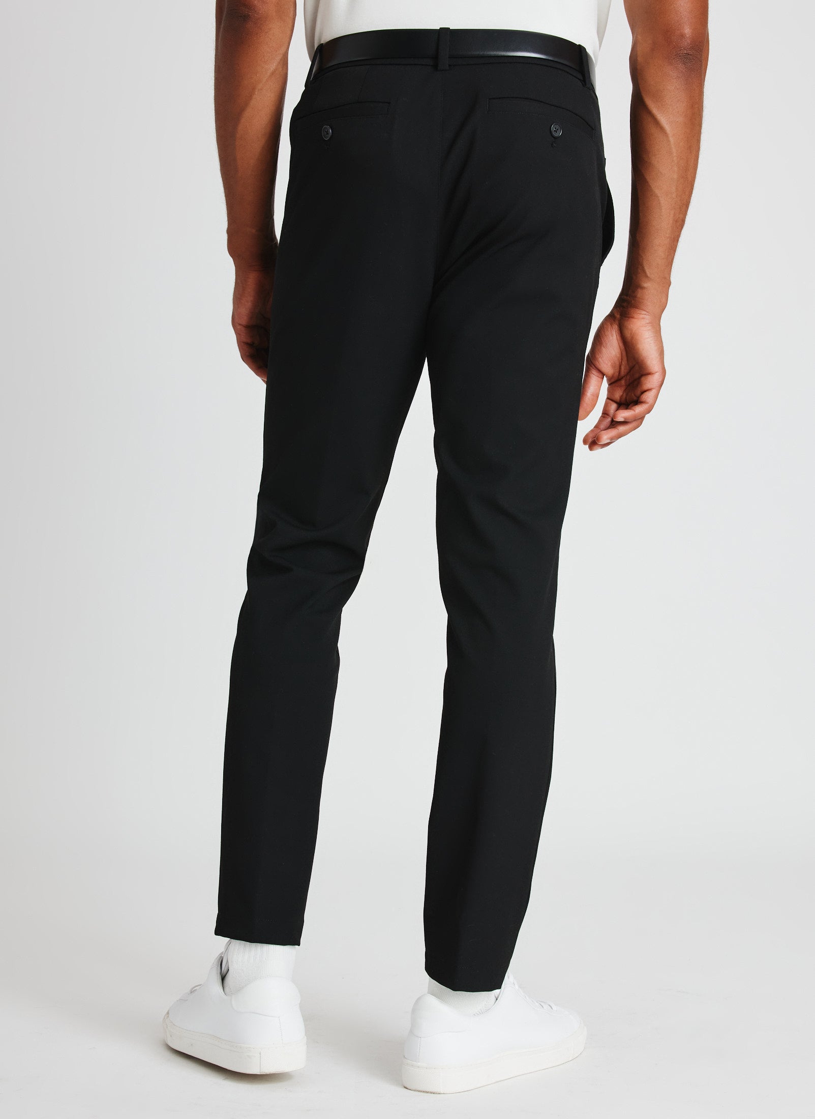 Recycled Suiting Trousers ?? Model:: Hassan | 32 || Black