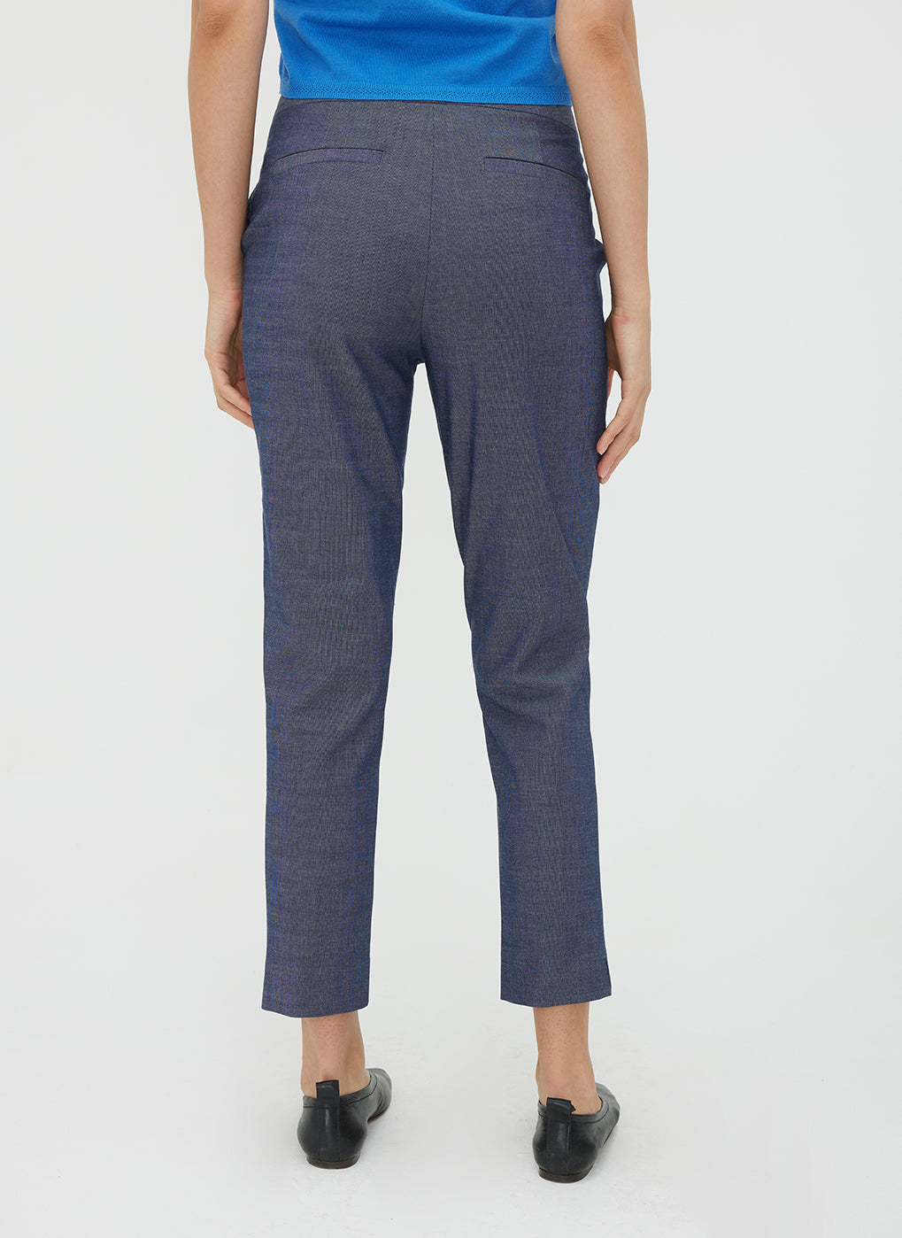 Seymour Classic Cropped Pants ?? | 6 || Navy Chambray