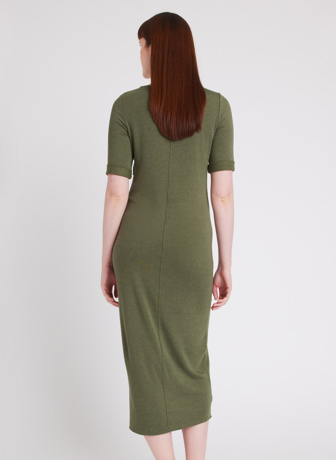 Brushed Skylark Dress ?? Model:: Julia | S || Heather Artichoke