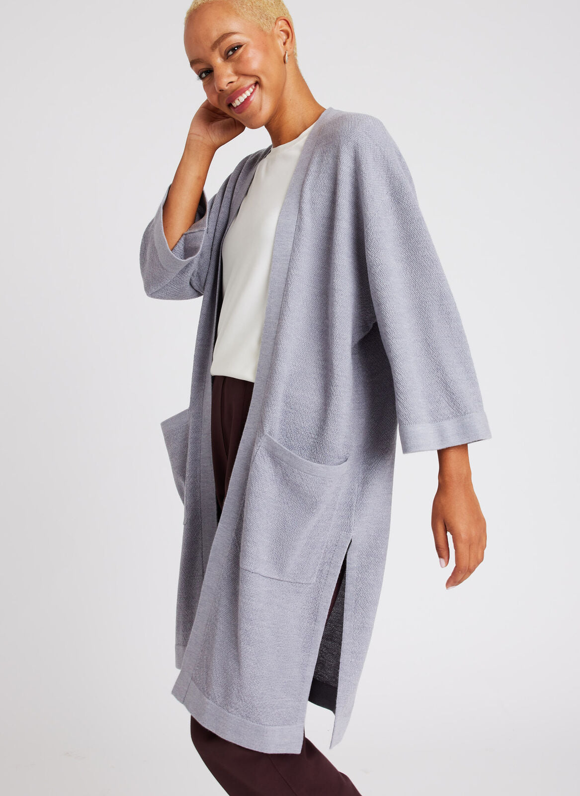 In the Clouds Wrap Cardigan ?? Model:: Claire | XS/S || Heather Sterling