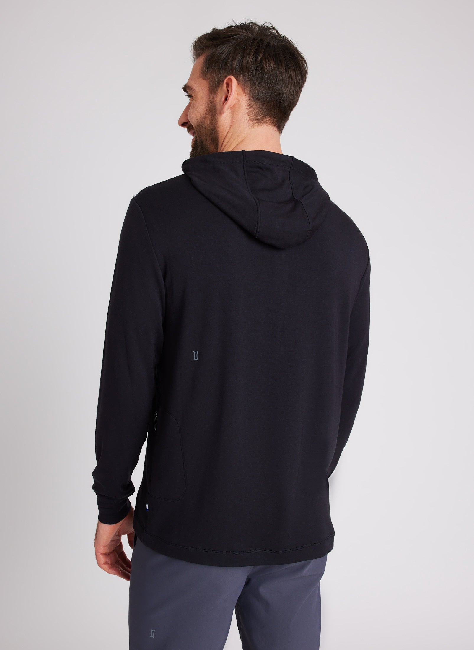 Products Brushed Long Sleeve Hooded Henley