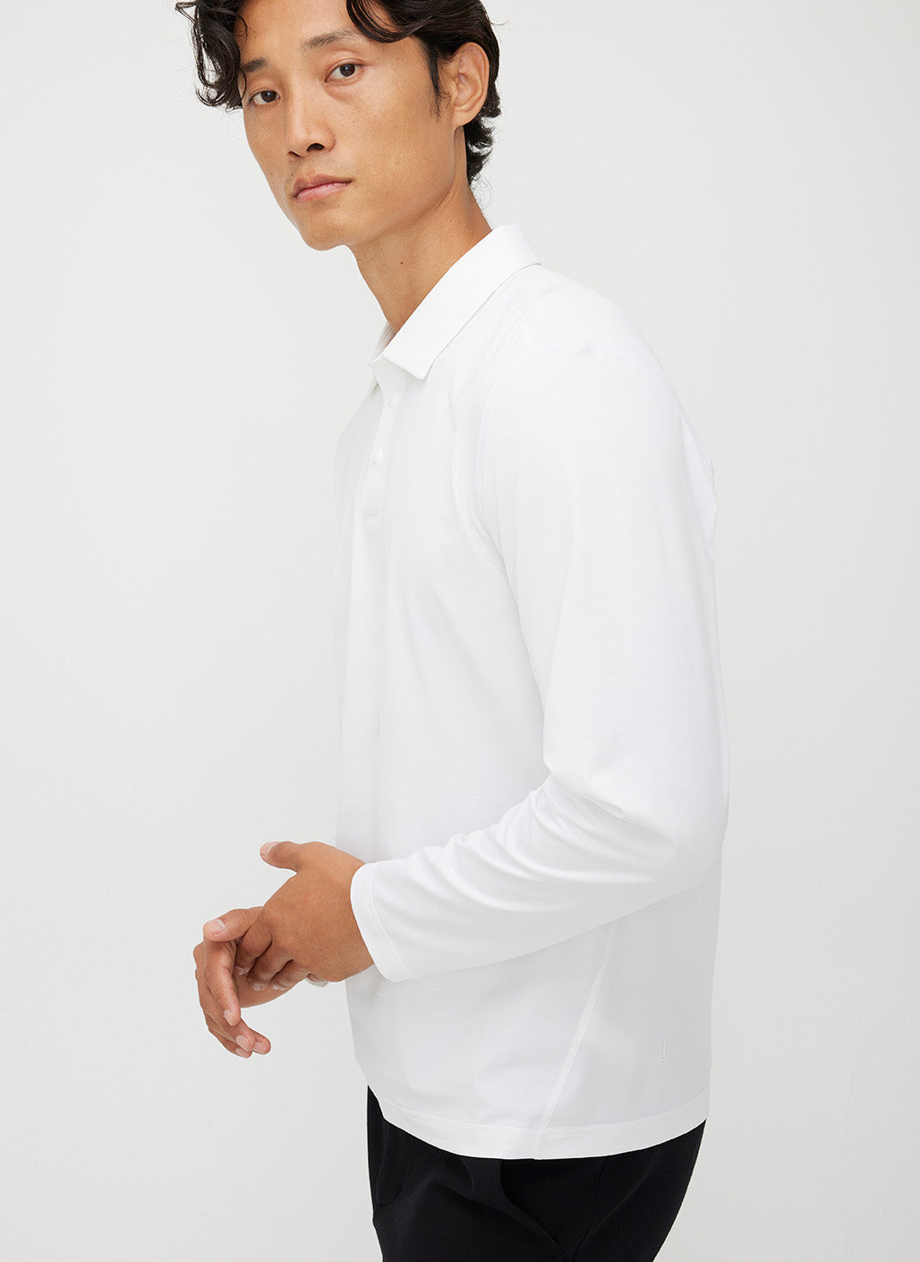 MENS LONG POLO SHIRT (予約販売品) City Tech Long Sleeve Polo | Men's Polos – Kit and Ace