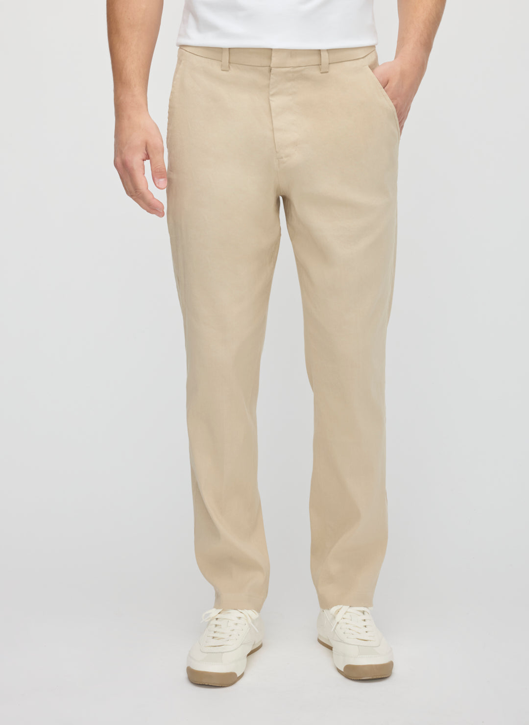 En Route Slim Linen Pants