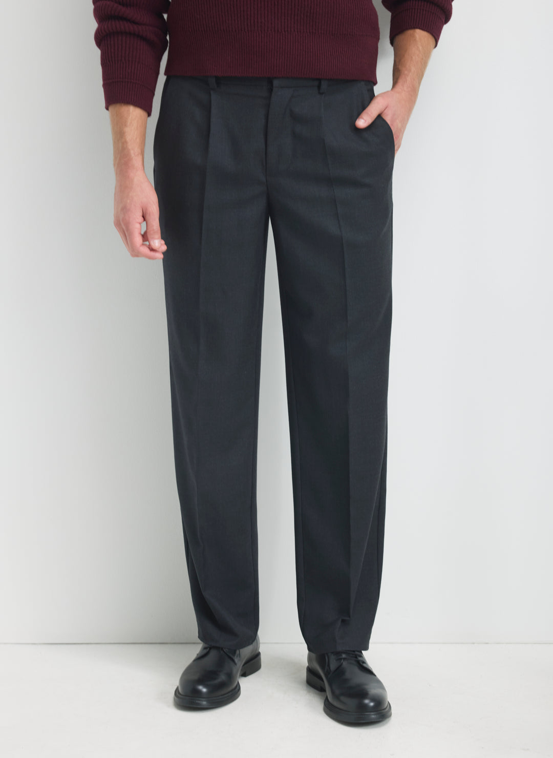 Flint Wool Straight Leg Pant