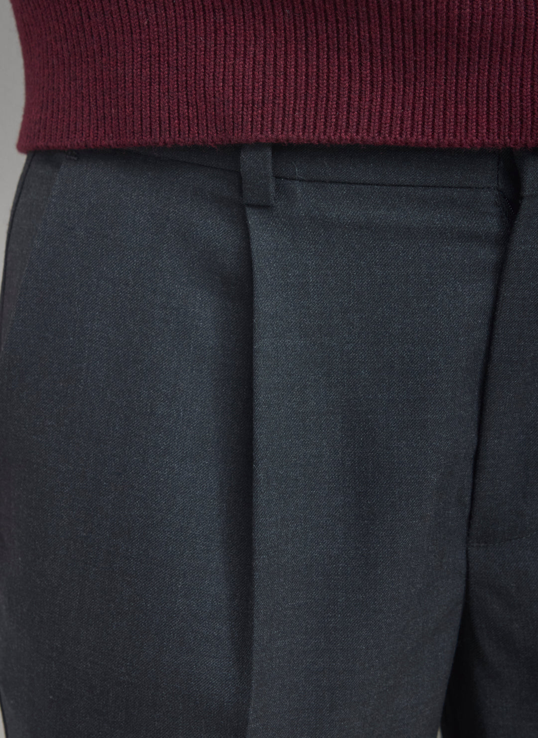 Flint Wool Straight Leg Pant
