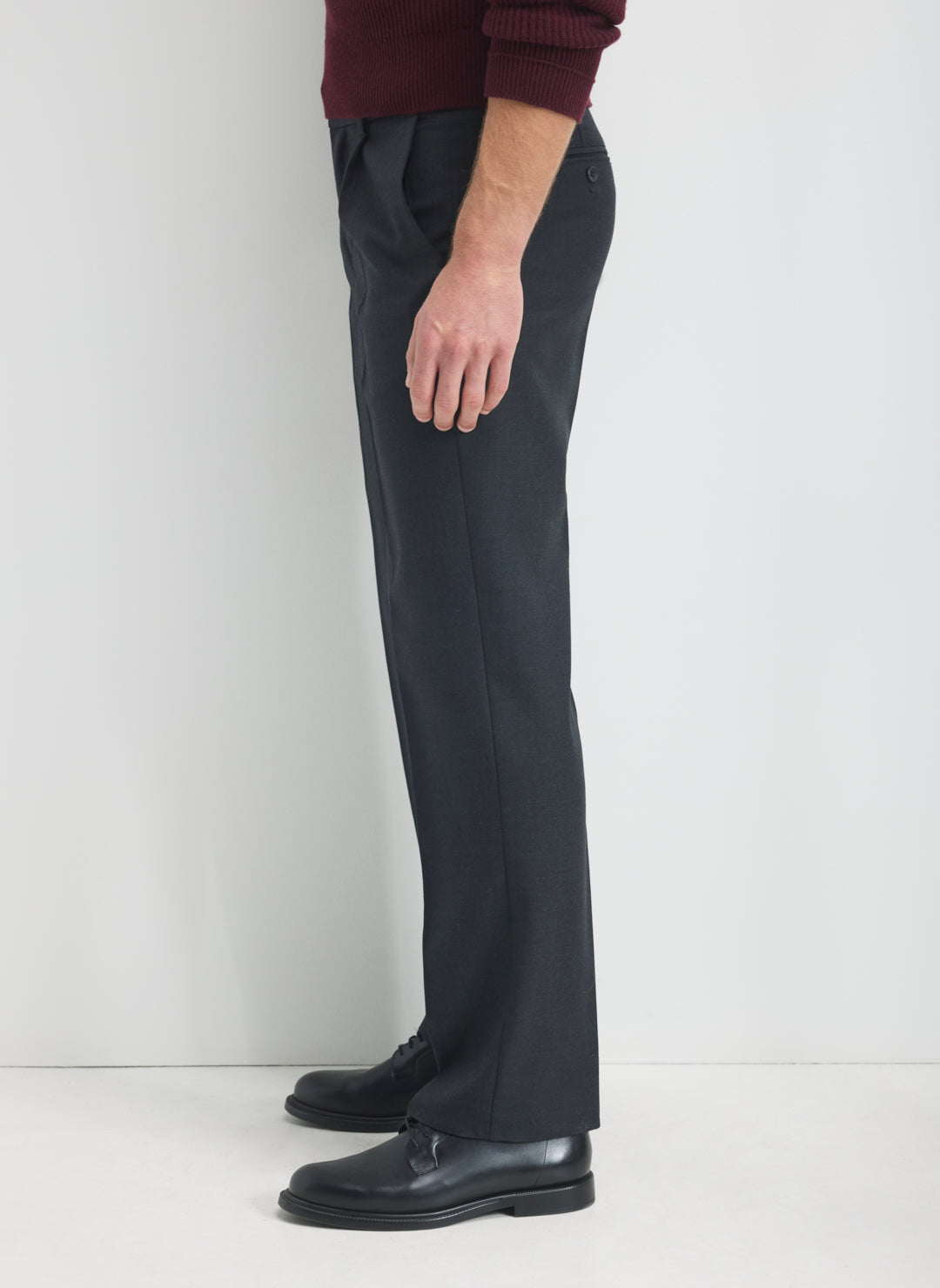 Flint Wool Straight Leg Pant