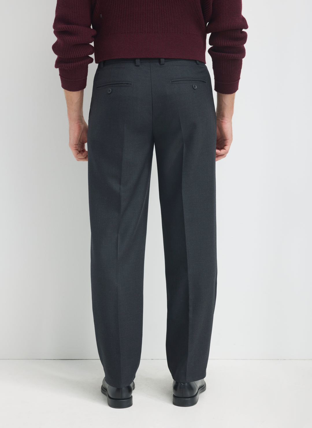 Flint Wool Straight Leg Pant