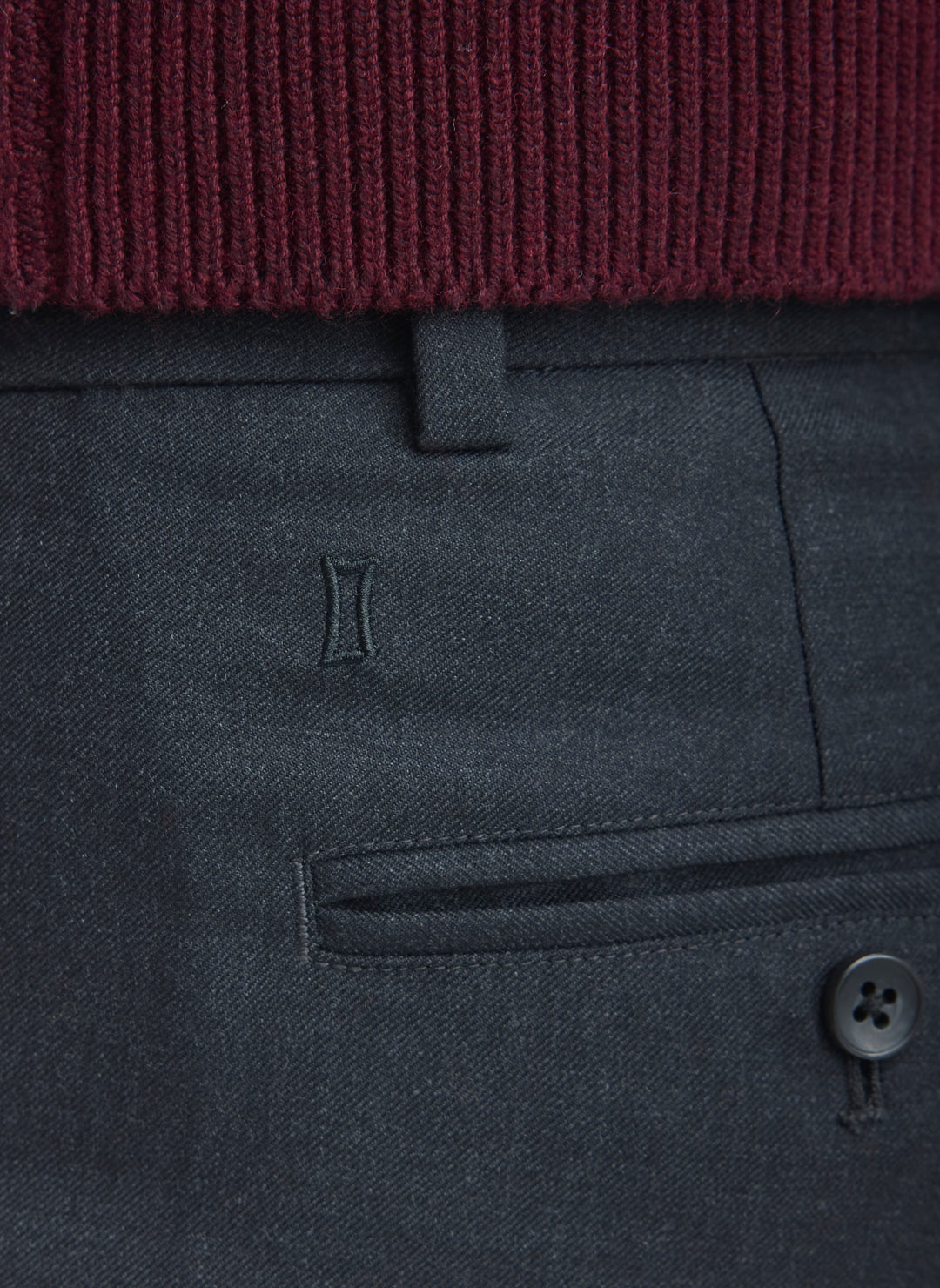 Flint Wool Straight Leg Pant