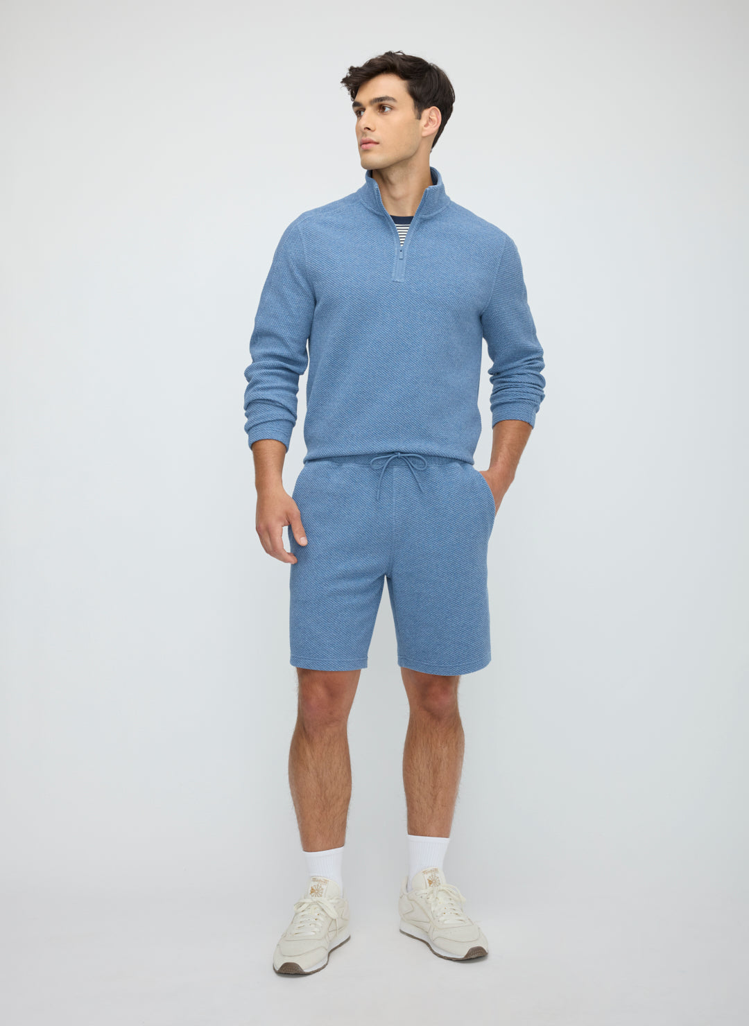 Textured Sweat Shorts