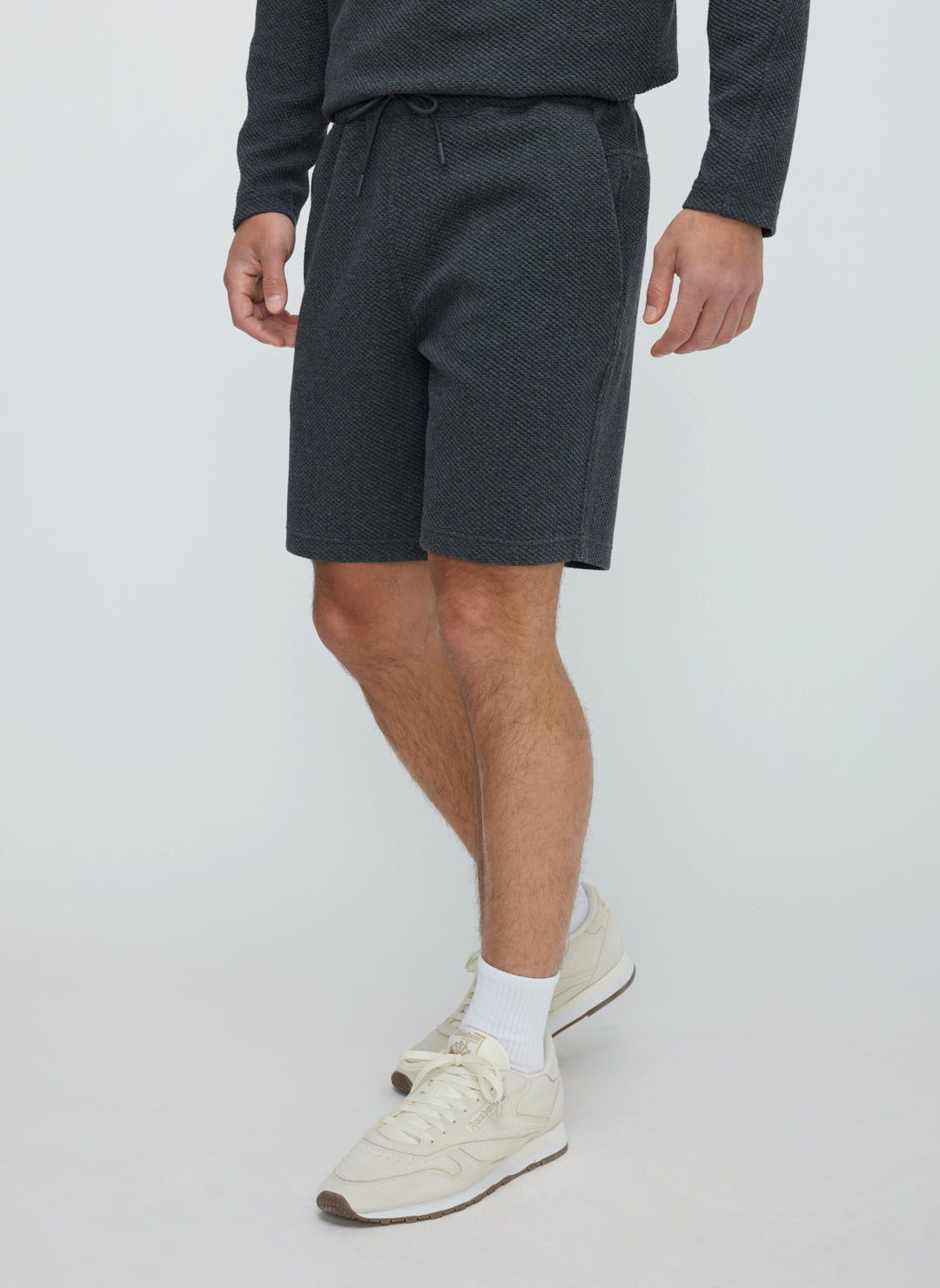 Textured Sweat Shorts