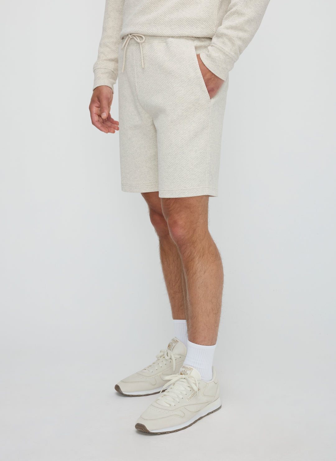 Textured Sweat Shorts