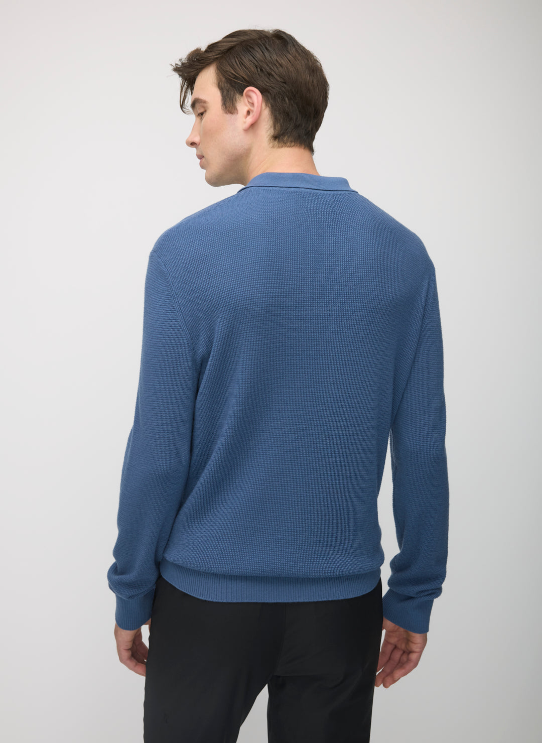 Timeless Merino Polo Sweater