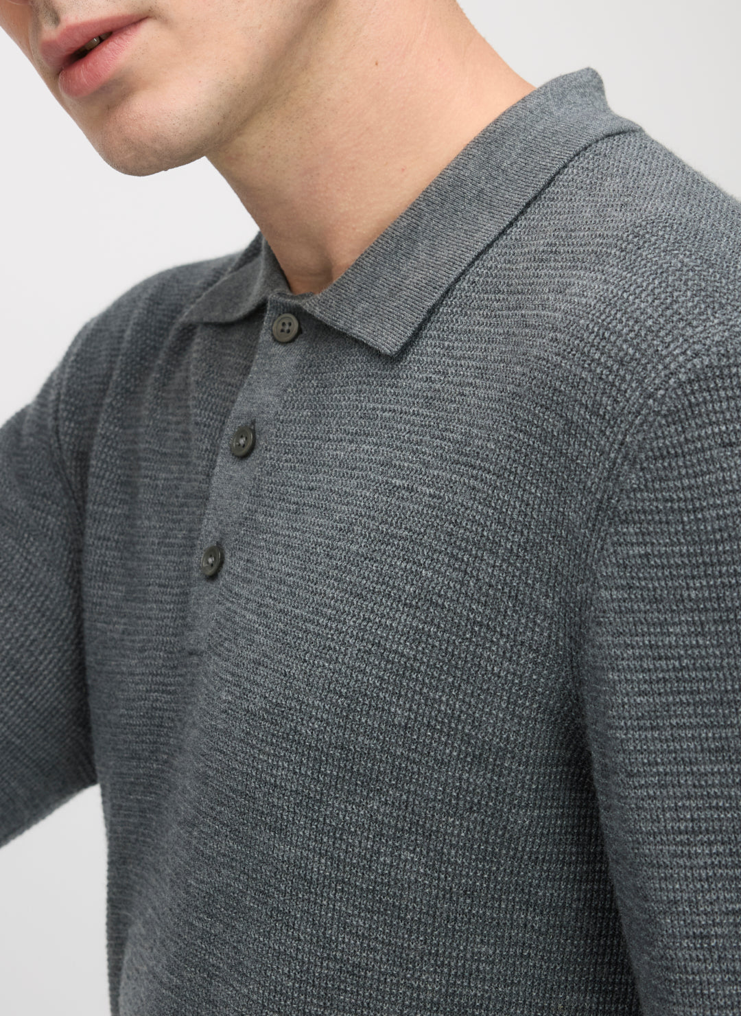 Timeless Merino Polo Sweater