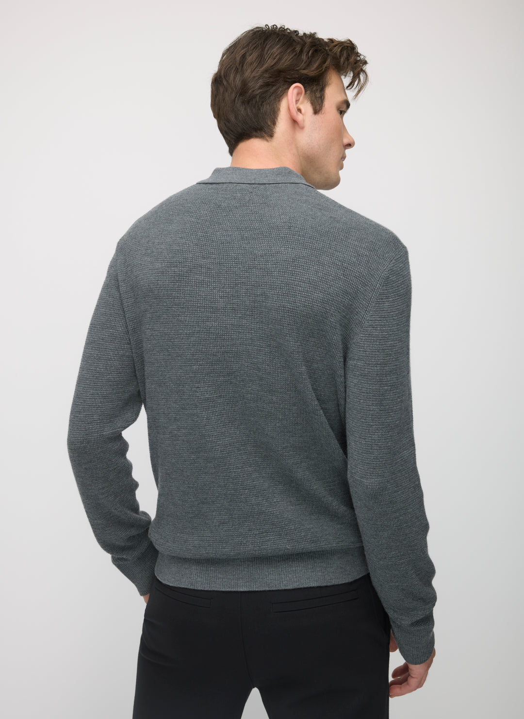 Timeless Merino Polo Sweater