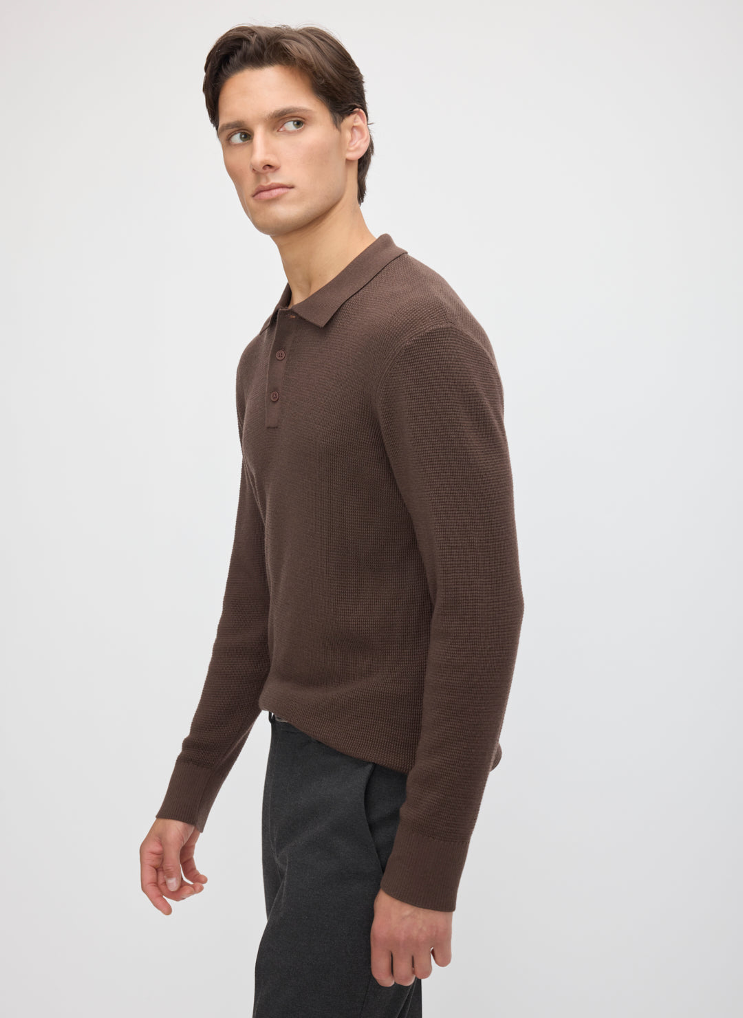Timeless Merino Polo Sweater