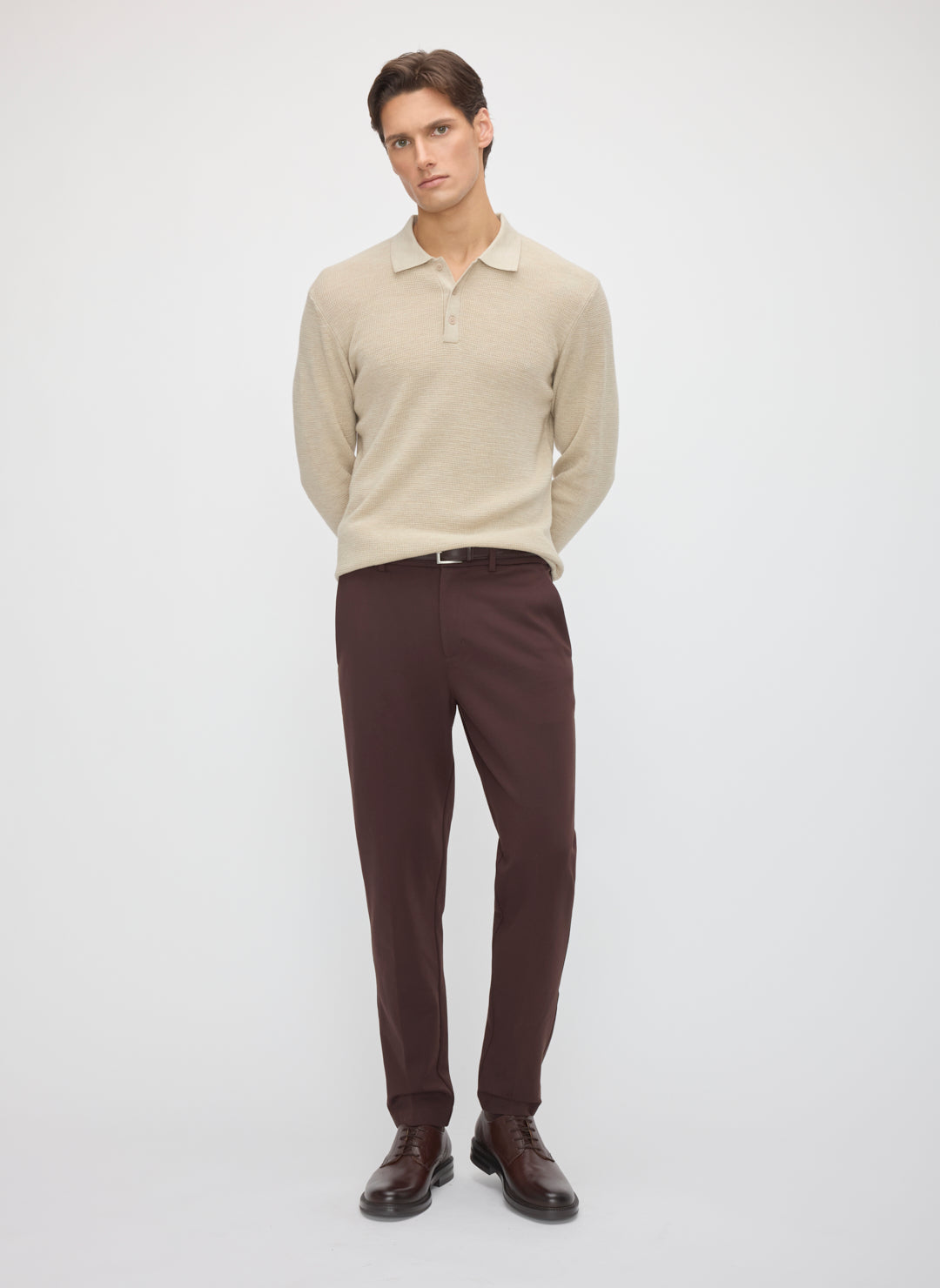 Timeless Merino Polo Sweater