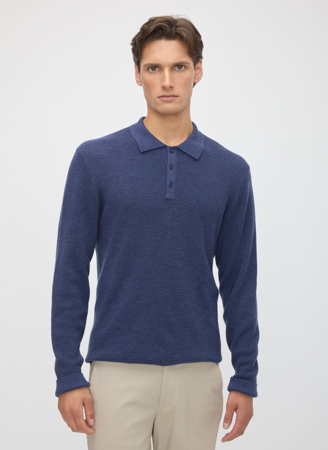 Timeless Merino Polo Sweater
