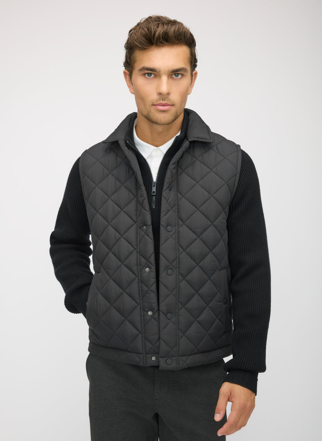 Merino Cotton 1/4 Zip Sweater