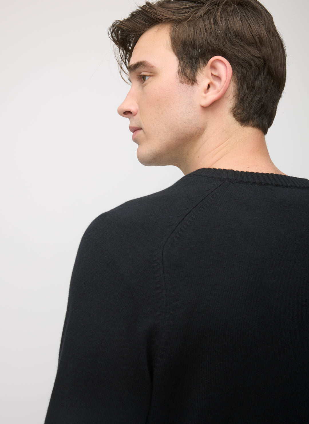 Merino Cotton Crewneck Sweater