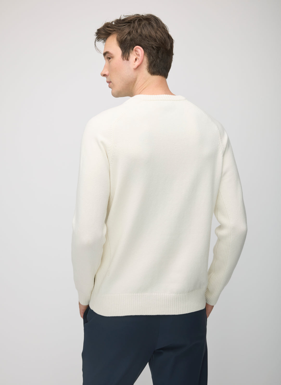 Merino Cotton Crewneck Sweater