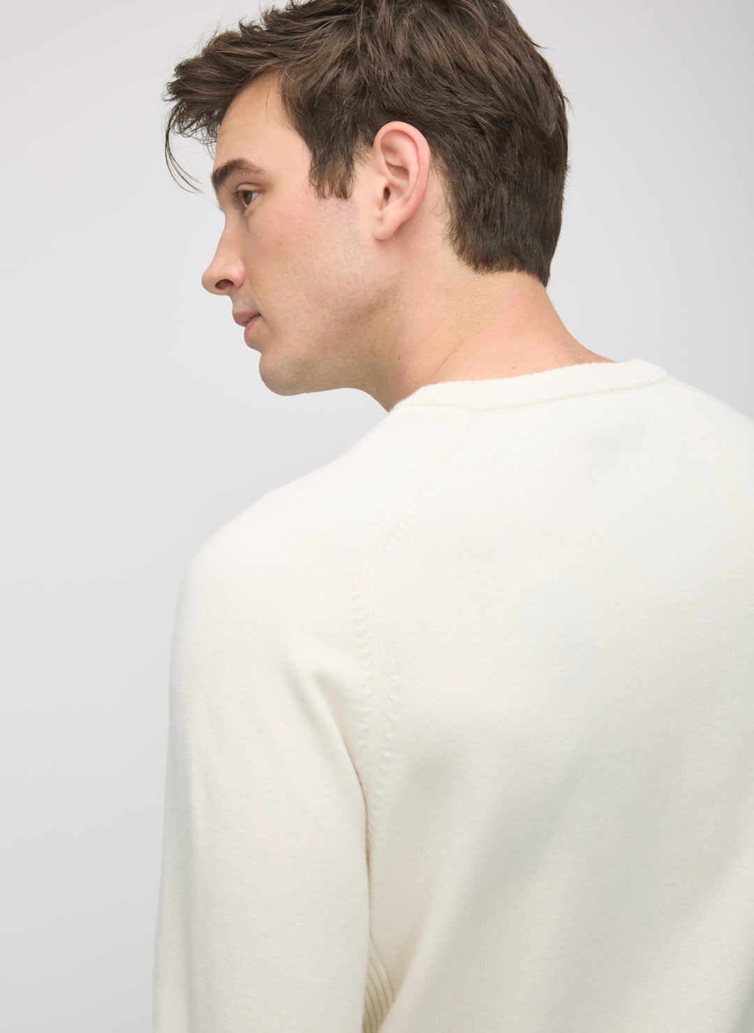 Merino Cotton Crewneck Sweater