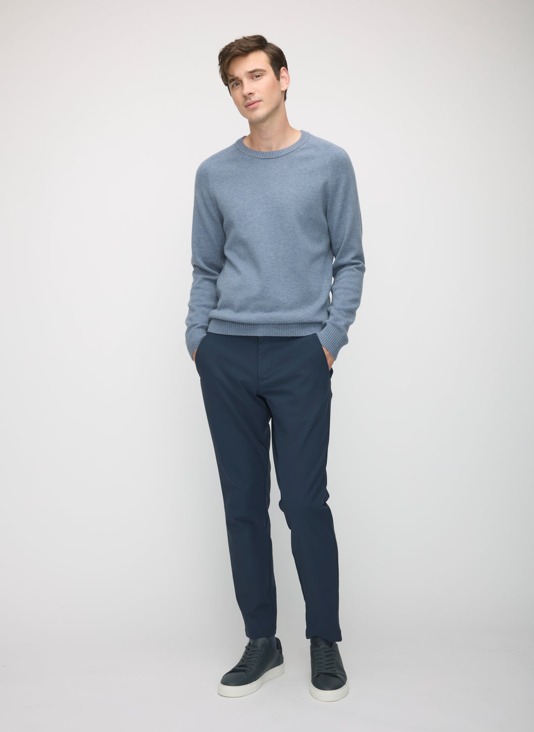 Merino Cotton Crewneck Sweater