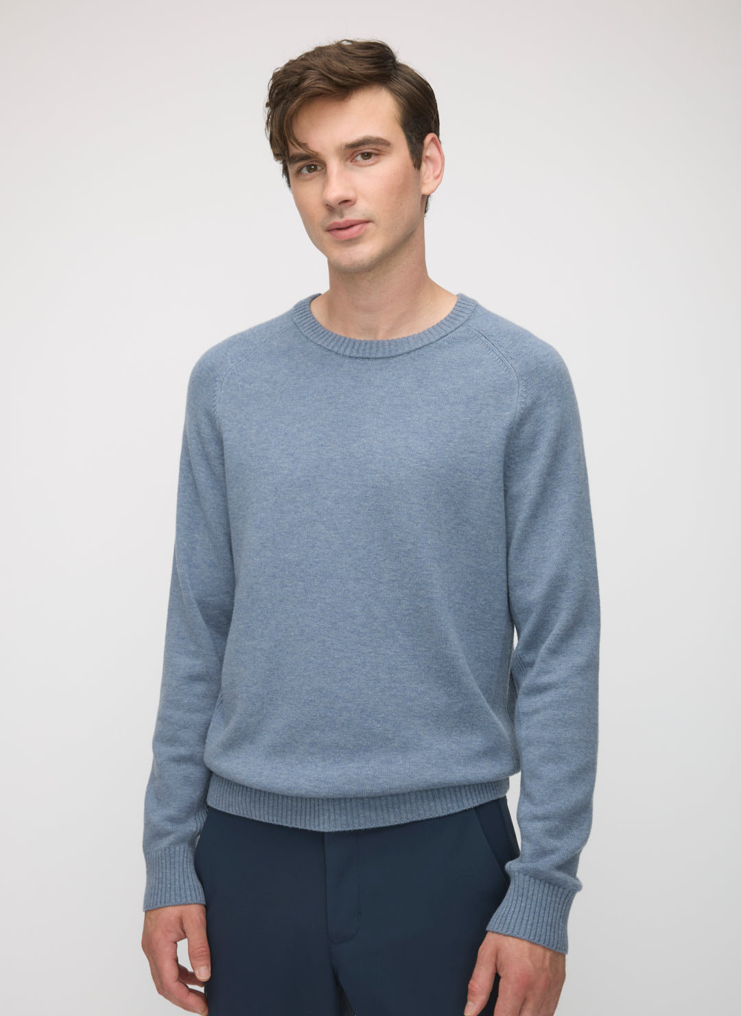Merino Cotton Crewneck Sweater