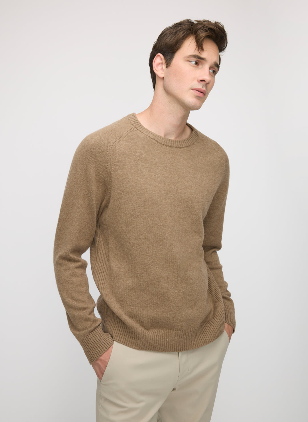 Merino Cotton Crewneck Sweater