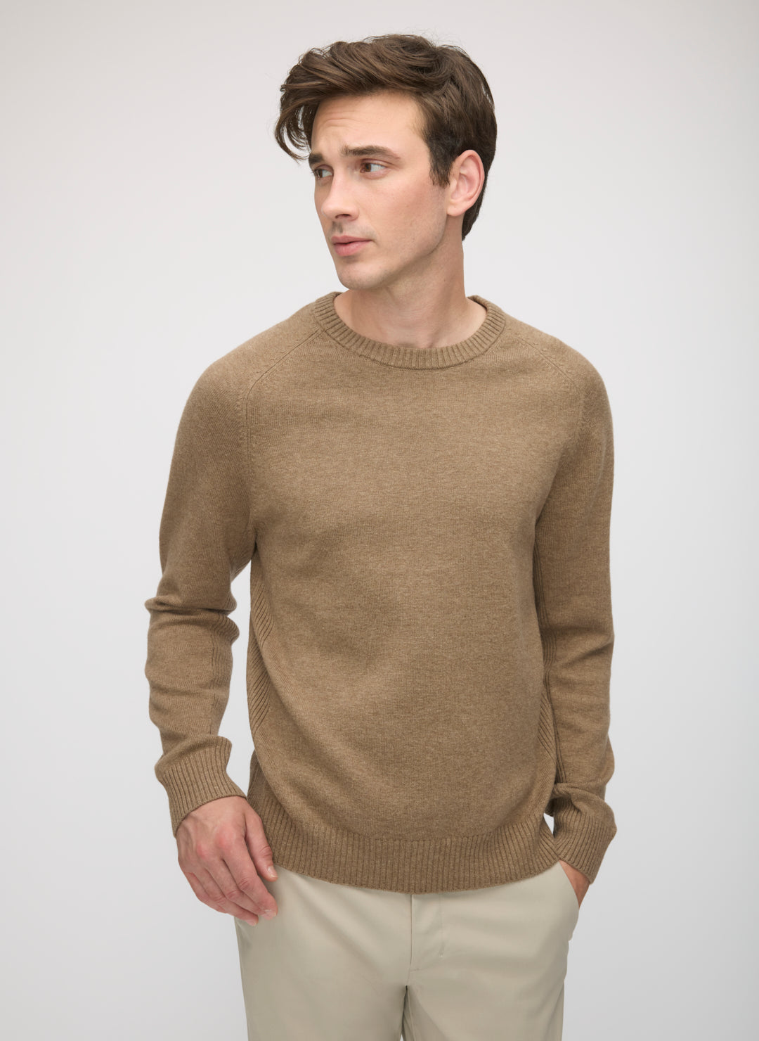 Merino Cotton Crewneck Sweater
