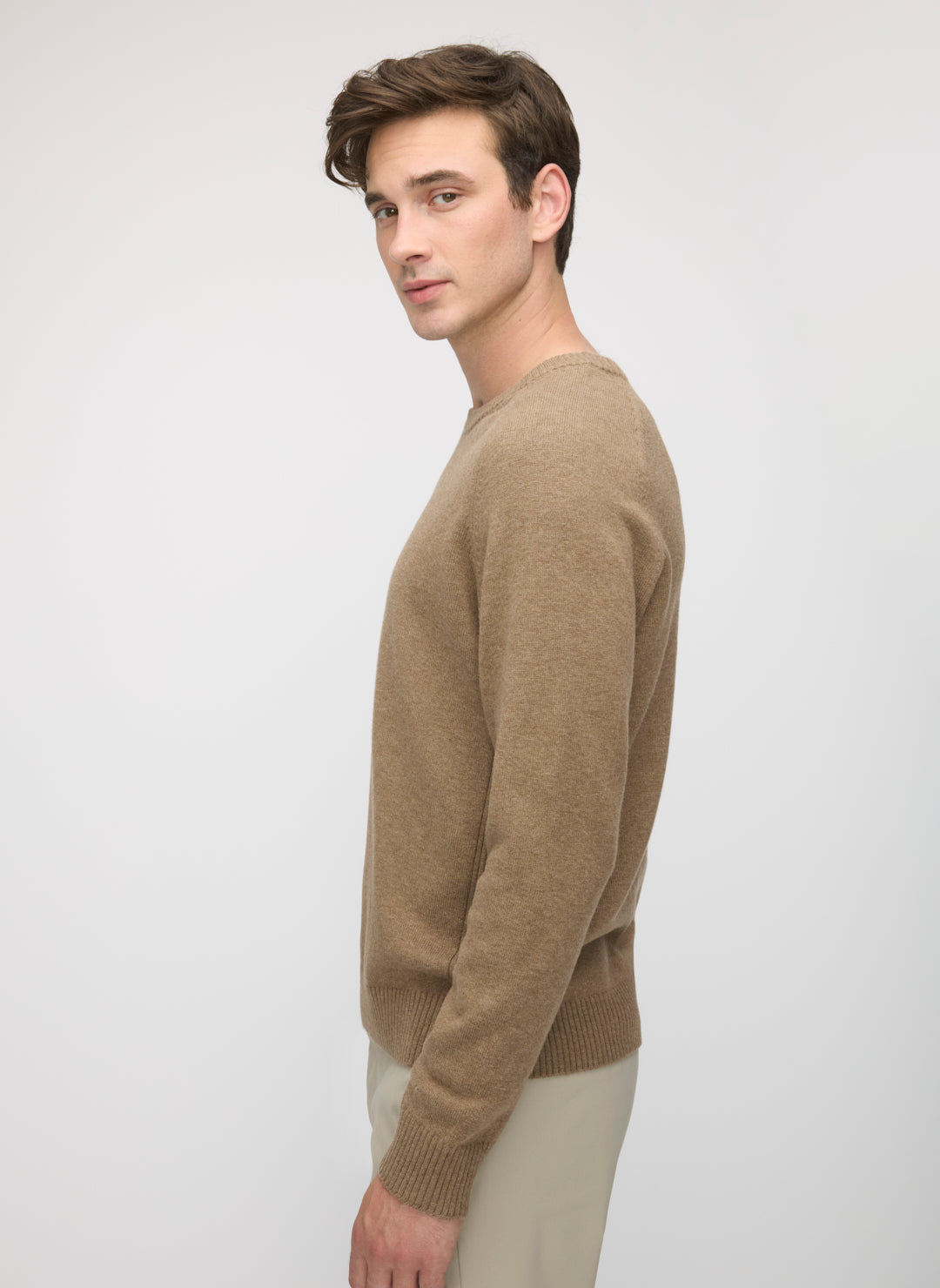Merino Cotton Crewneck Sweater