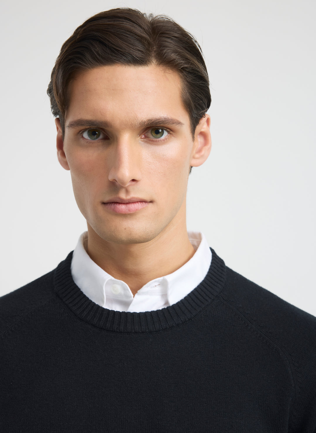 Merino Cotton Crewneck Sweater