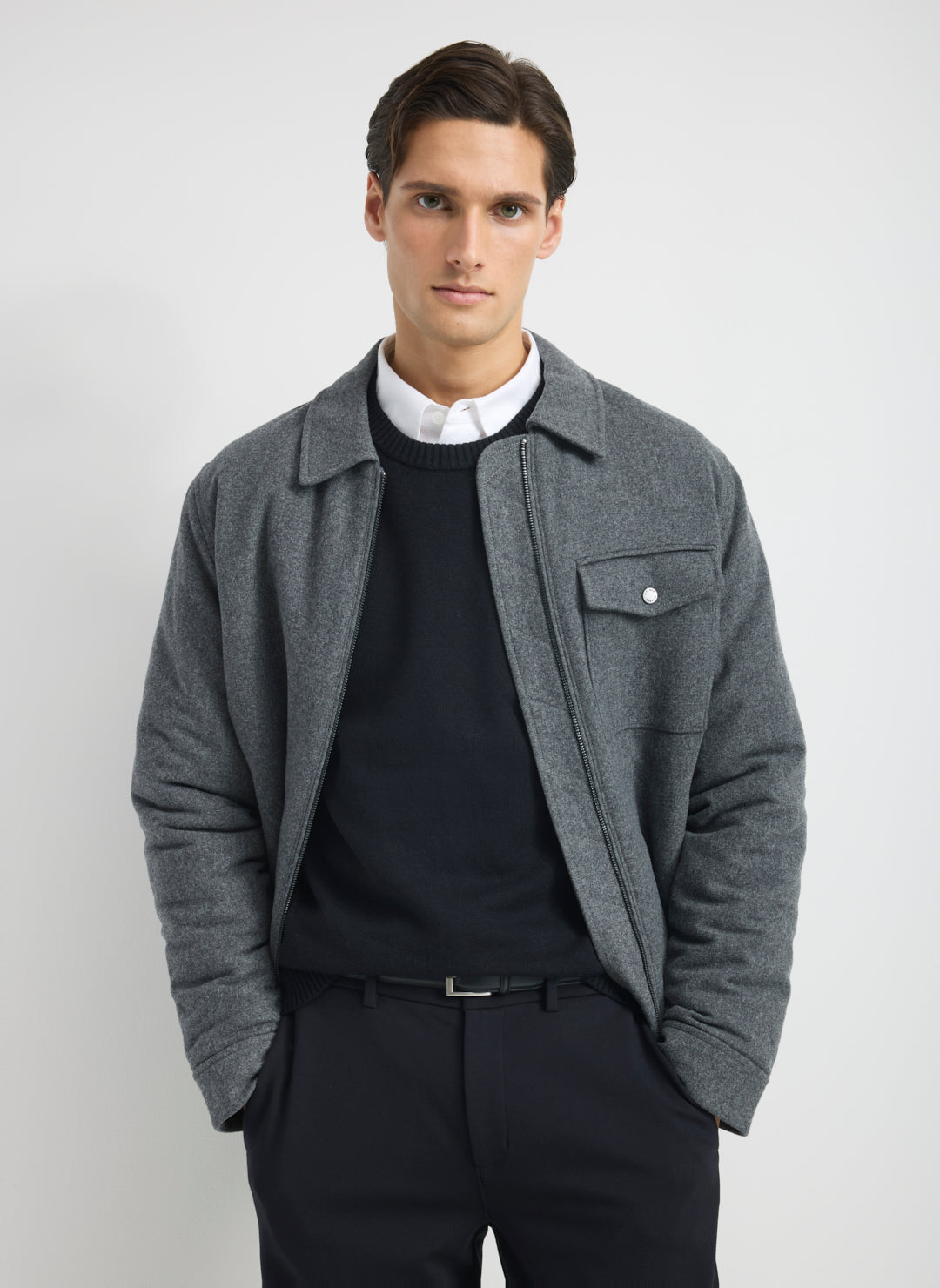 Merino Cotton Crewneck Sweater