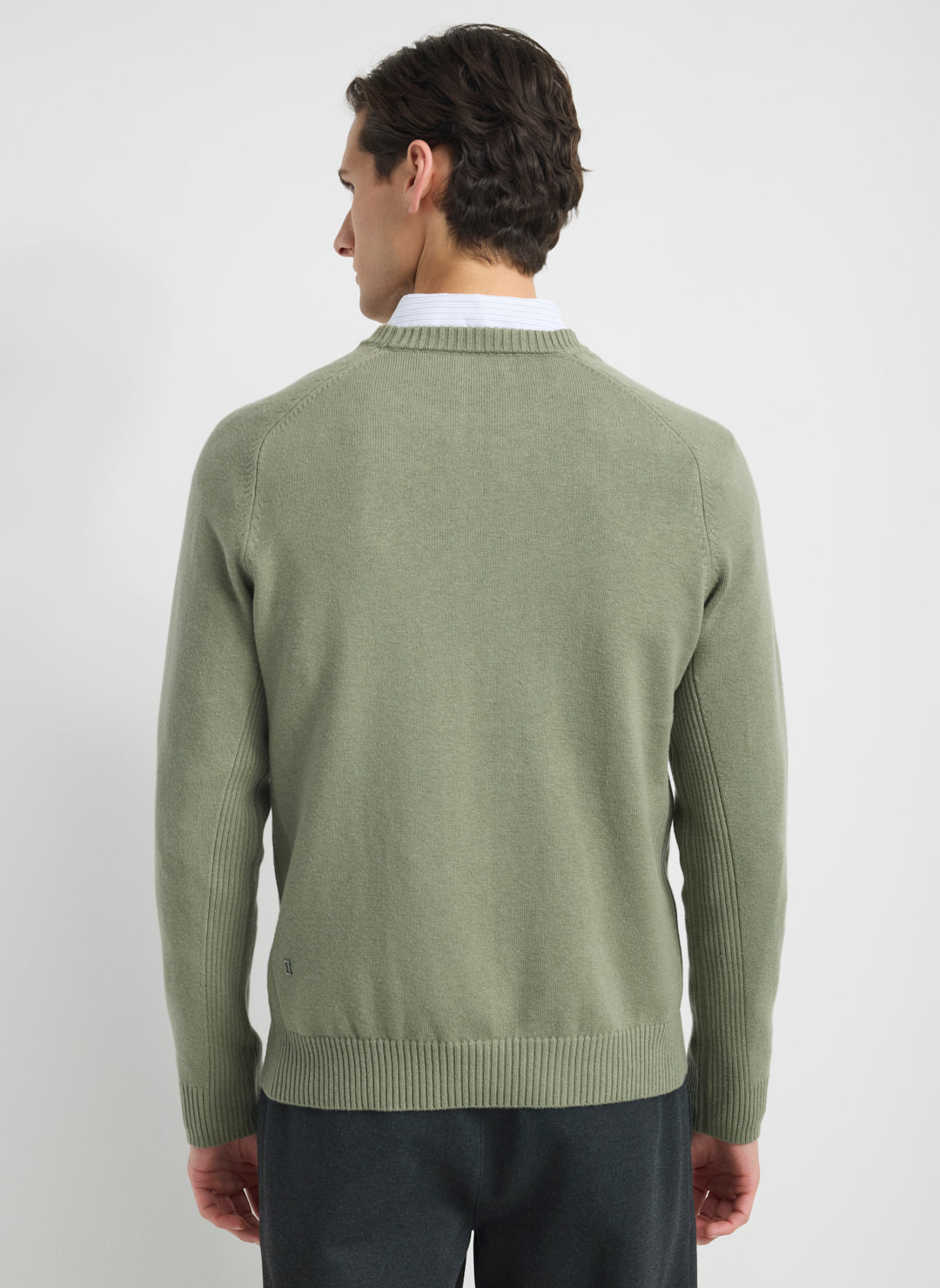 Merino Cotton Crewneck Sweater