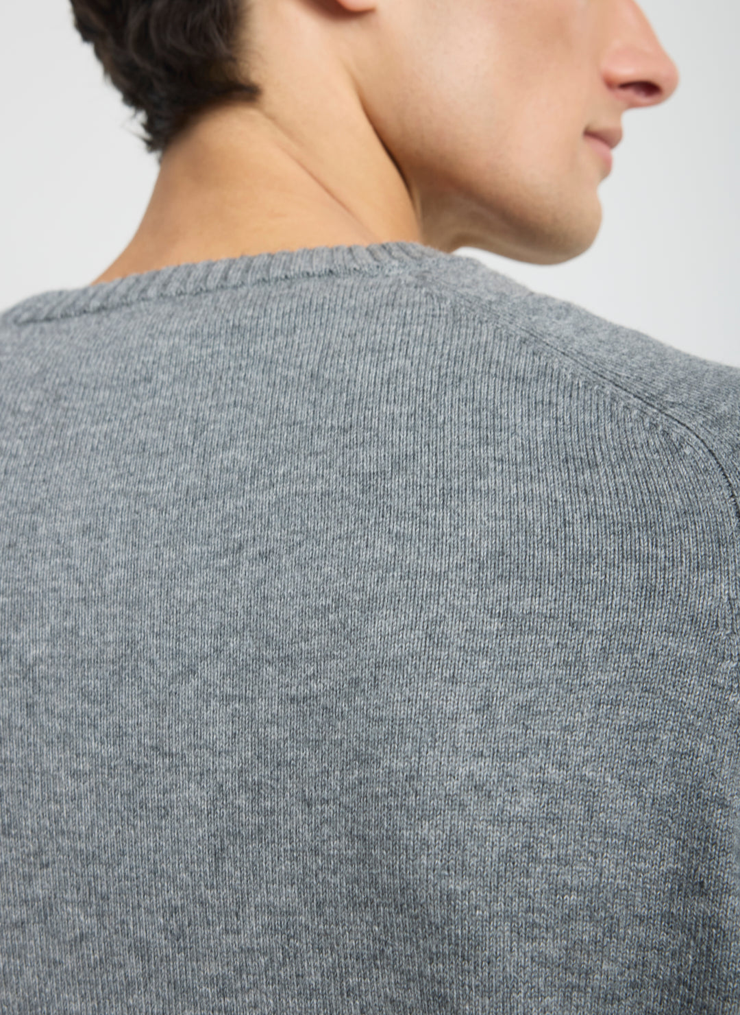 Merino Cotton Crewneck Sweater