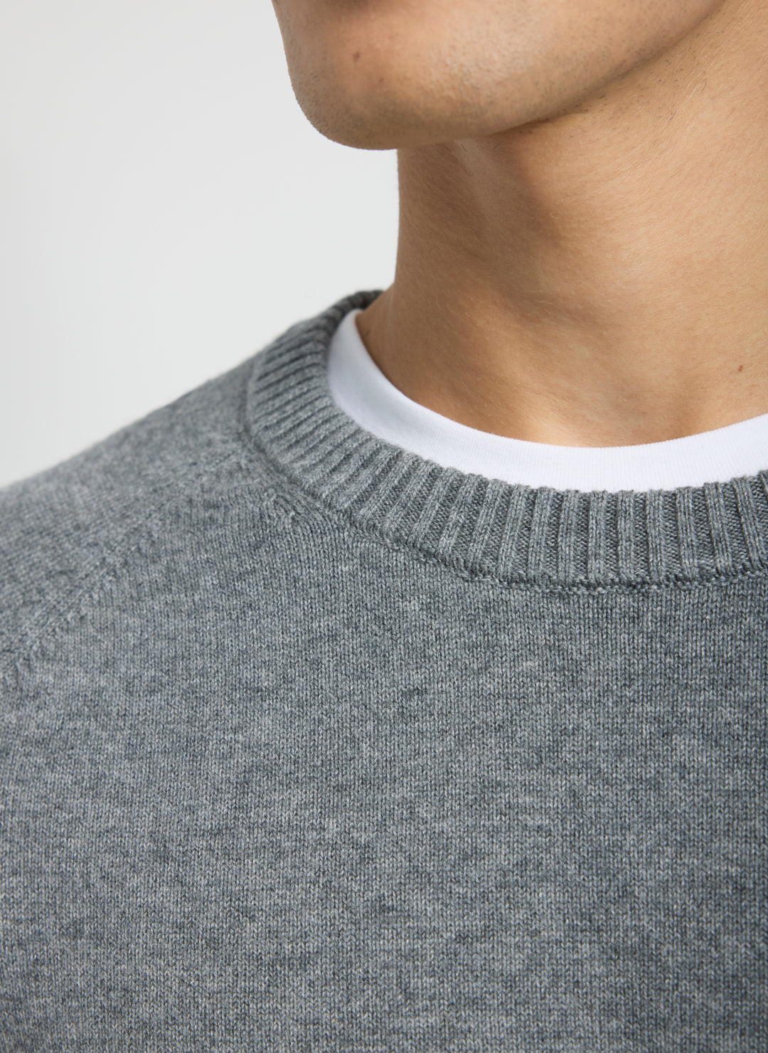 Merino Cotton Crewneck Sweater