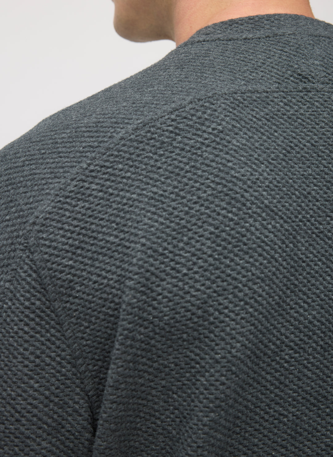 Textured Crew Sweatshirt